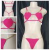 Pink heart 2-piece lingerie set